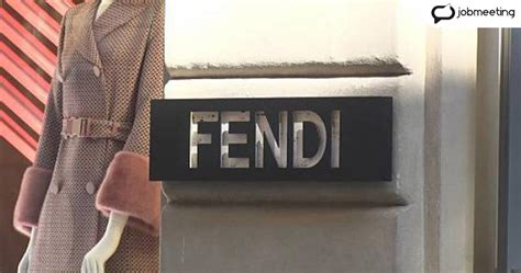 lavoro moda fendi|fendi job openings.